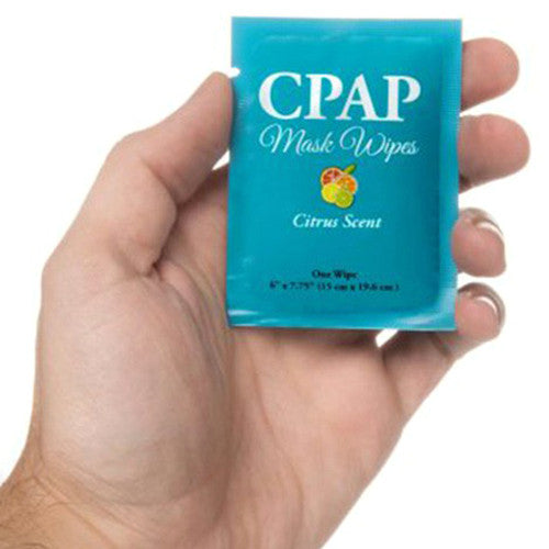 3B Medical Individually Packed Citrus Scent CPAP Mask Wipes - 30 Count