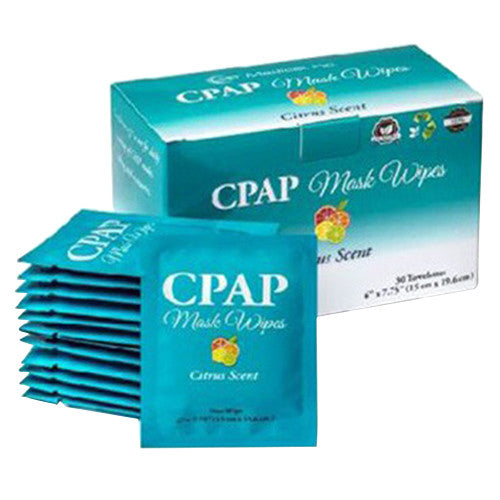 3B Medical Individually Packed Citrus Scent CPAP Mask Wipes - 30 Count - No Insurance Medical Supplies