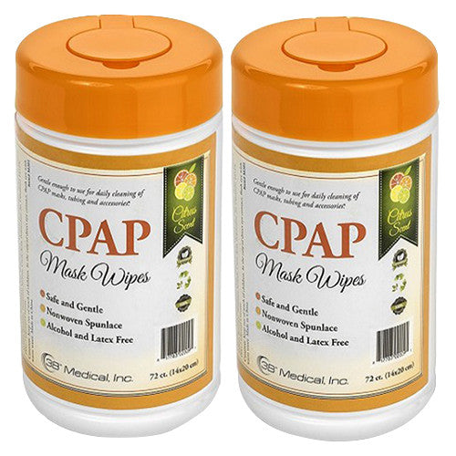 3B Medical Citrus Scent CPAP Mask Wipes - 72 Count