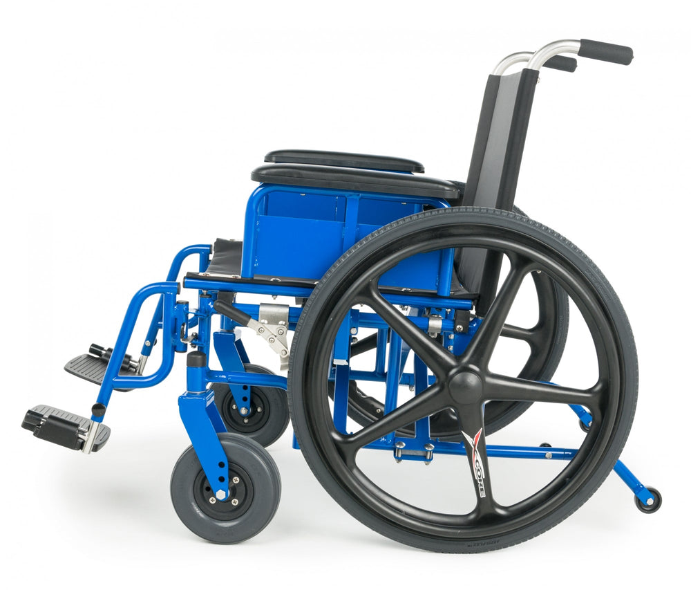 Graham Field MRI Non-Magnetic Wheelchair Full Length Arm Swing-Away Footrest