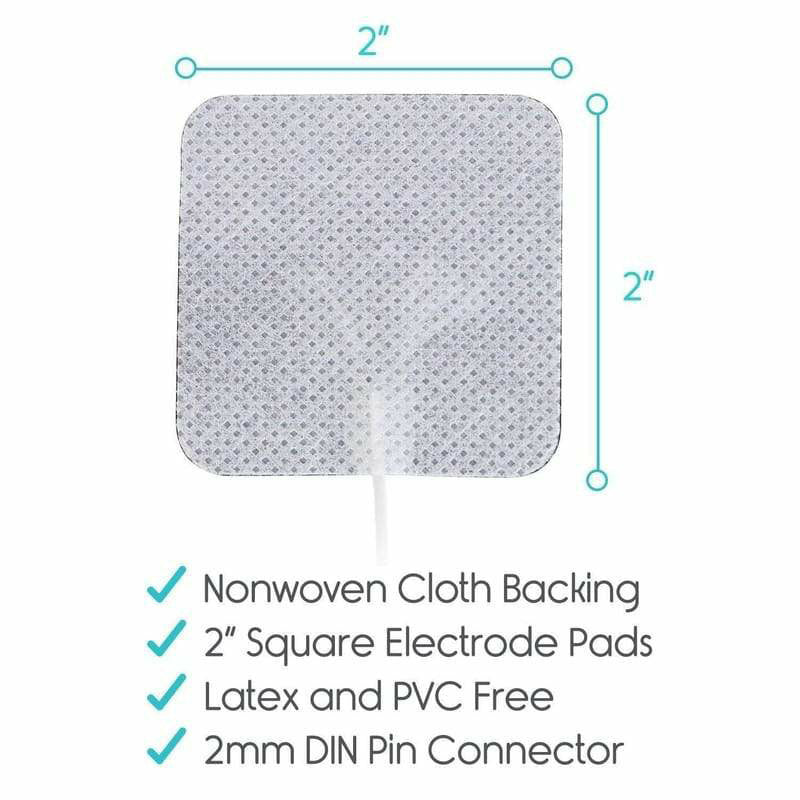 Vive Health Lead Electrodes (2" x 2") - 10 Sets of 4