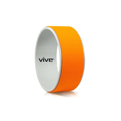 Vive Health Foam Back Exercise Roller Yoga Wheel - Orange