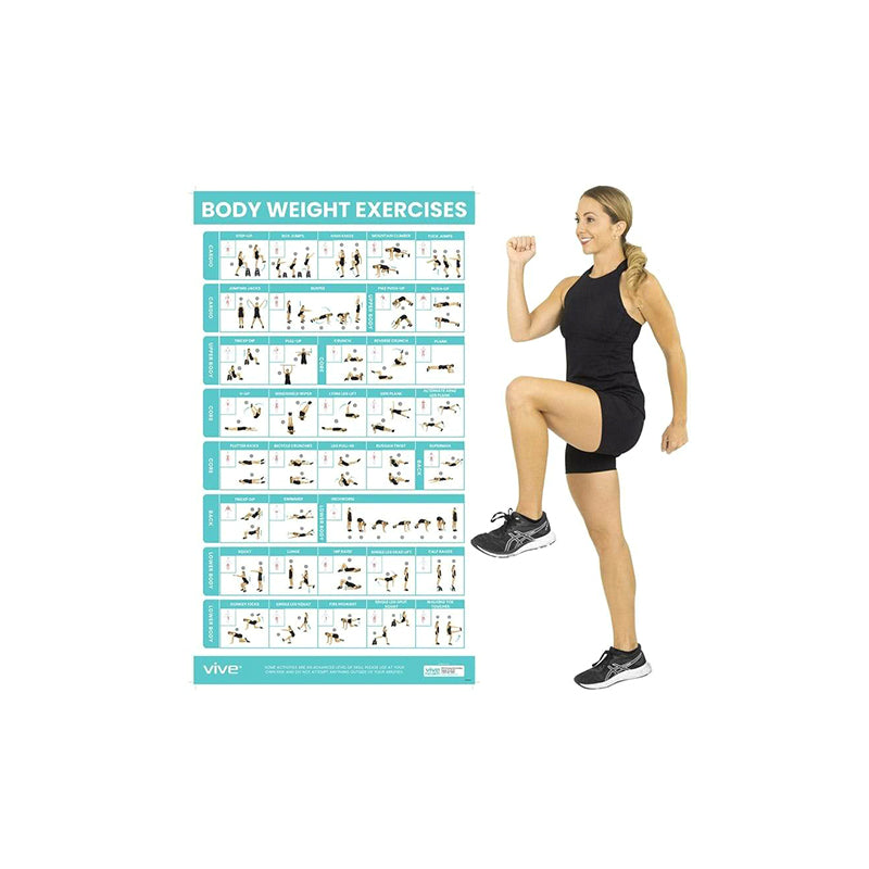 Vive Health Bodyweight Workout Poster