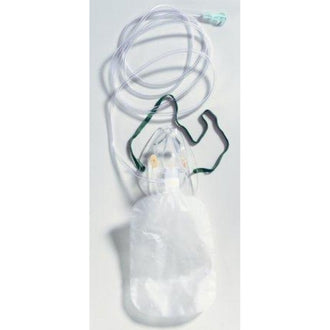NonRebreather Oxygen Mask Elongated Style - Adult - No Insurance Medical Supplies