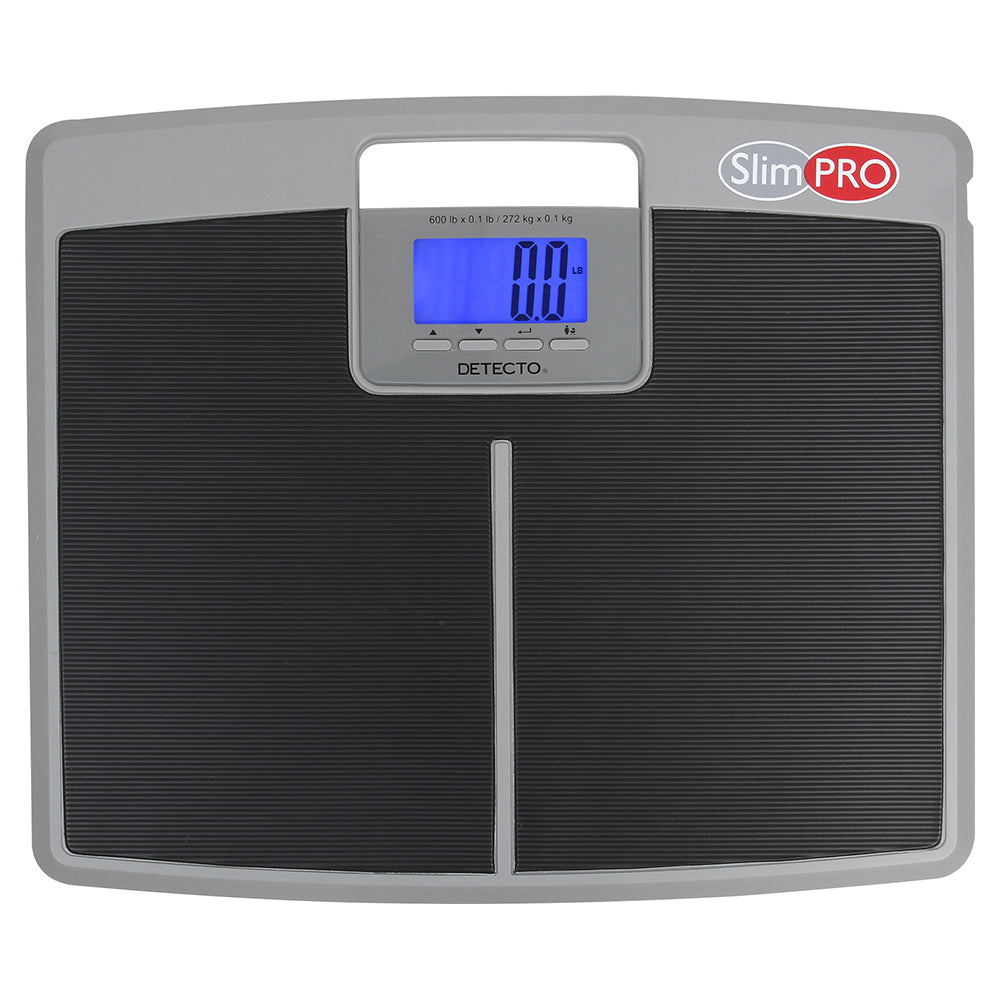 Detecto Low Profile Digital Healthcare Scale, 600 lb x 0.1 lb