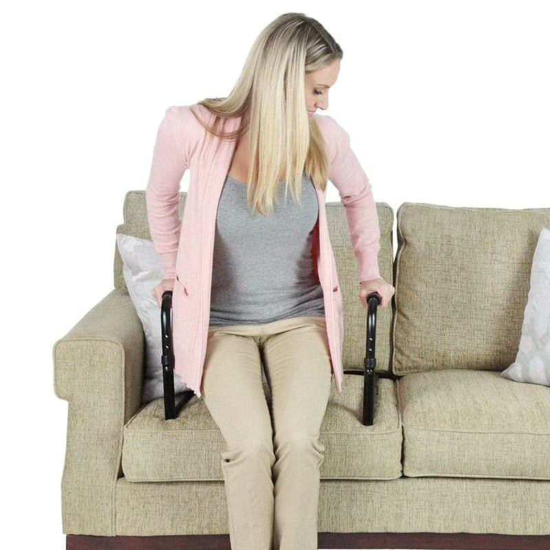 Vive Health Stand Assist Handrails Black