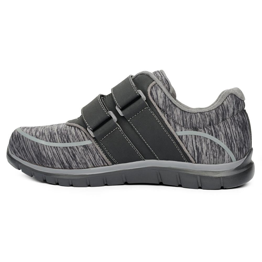 Anodyne No. 77 Women's Sport Double Depth Shoes Black Grey