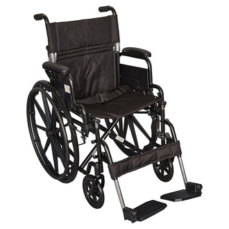 Circle Specialty Ziggo Lightweight Wheelchair for Kids - Black, 18 inch