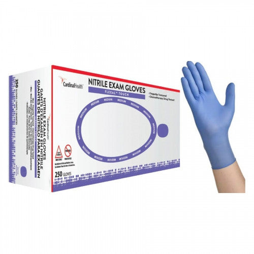 Cardinal FLEXAL Touch Powder-Free Exam Glove - Large (250 Count) - No Insurance Medical Supplies