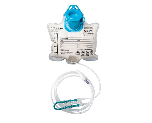 EnteraLite Infinity Enteral Pump Delivery Bag Set - 500mL