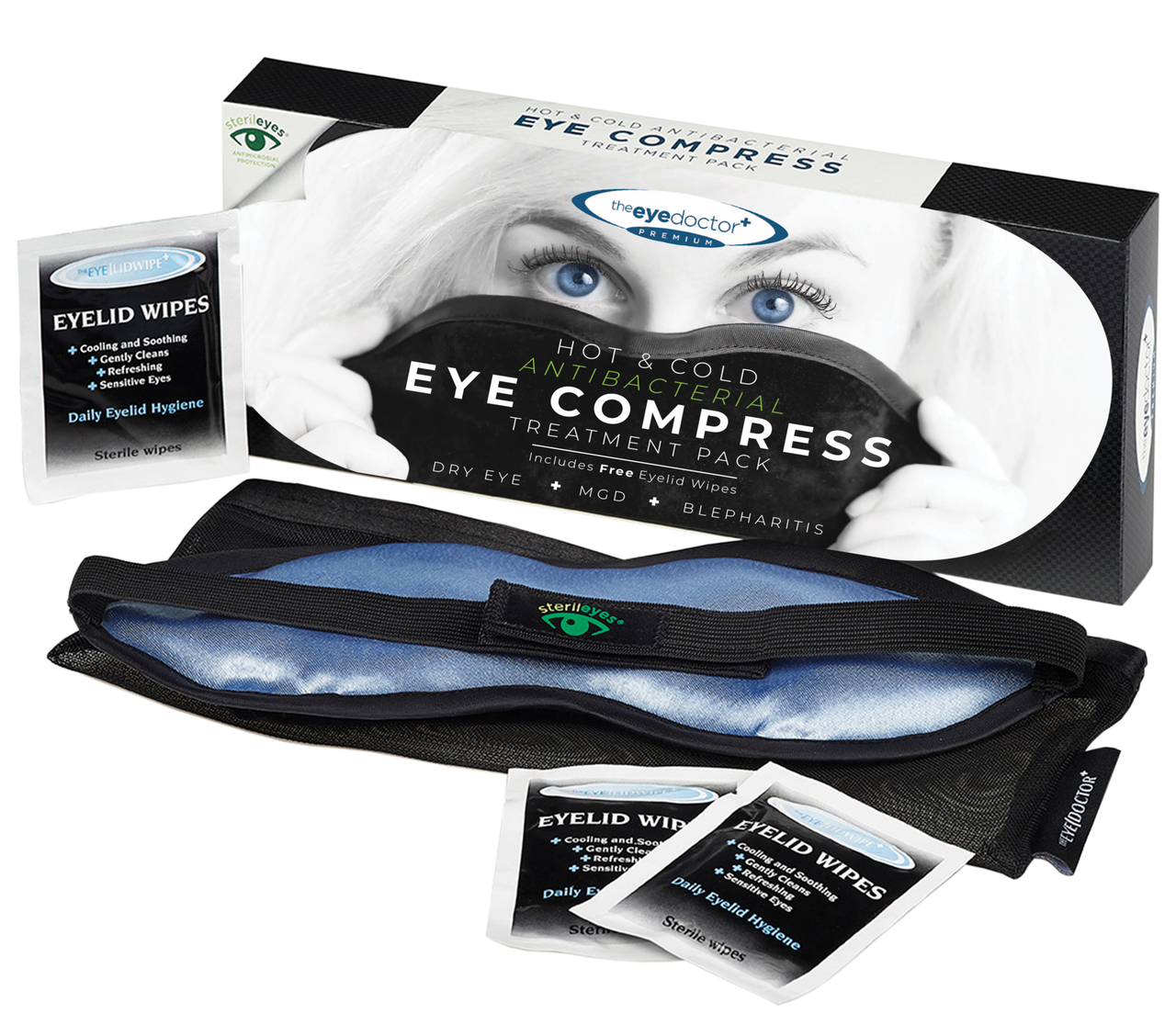 The Eye Doctor+ Premium Moist Heat Compress - No Insurance Medical Supplies