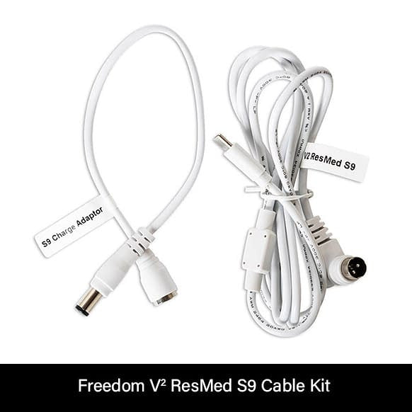 Freedom V² Battery ResMed S9 Cable Kit - No Insurance Medical Supplies