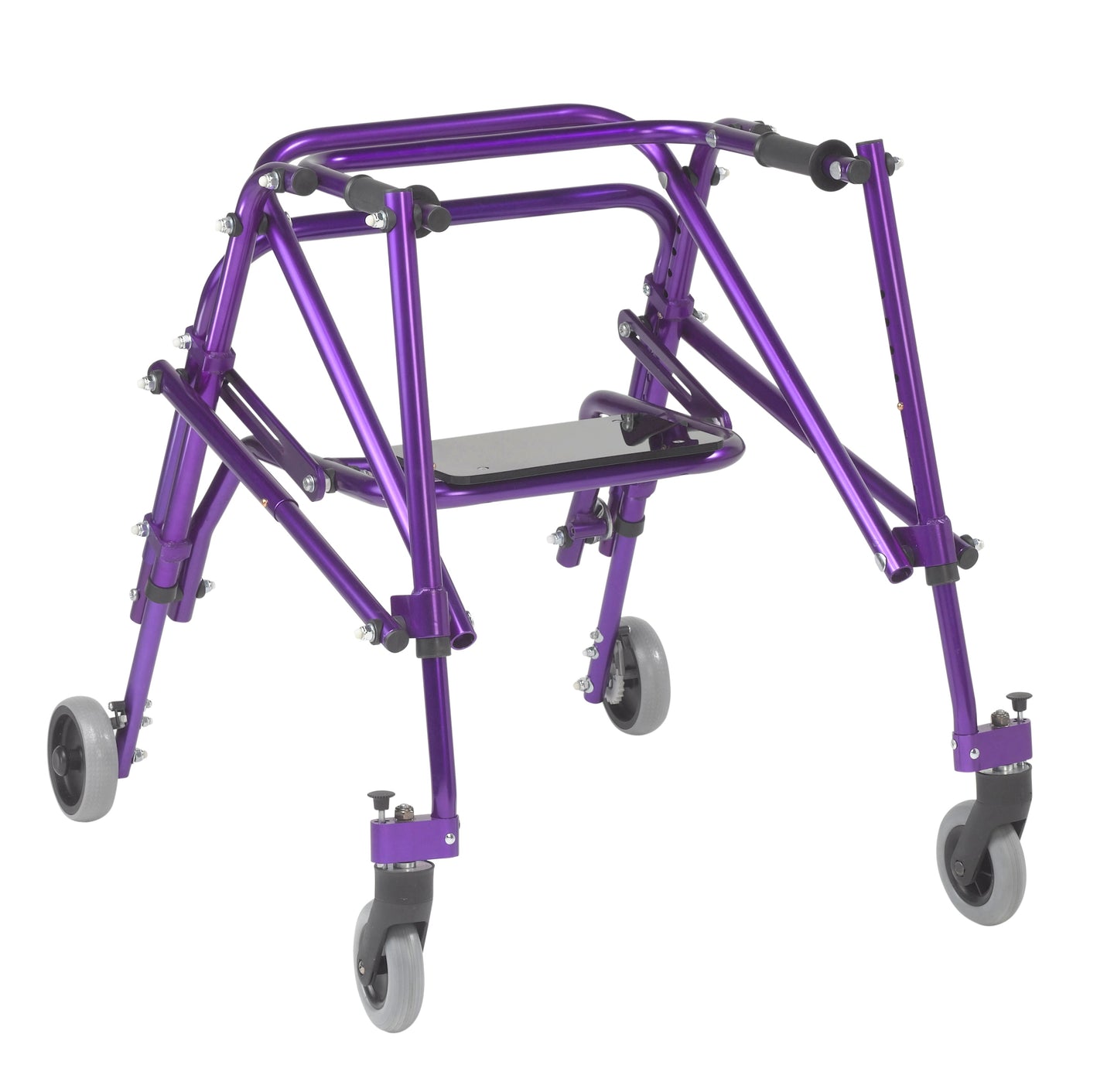 Nimbo 2G Lightweight Posterior Walker with Seat, Medium, Wizard Purple