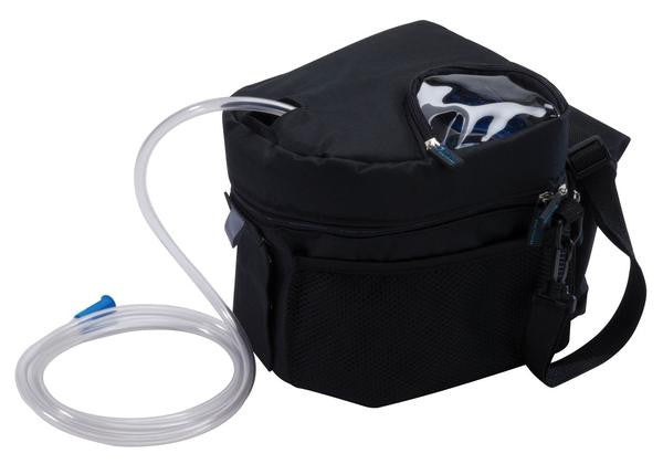 DeVilbiss Healthcare Vacu-Aide Quiet Suction Unit w/ Internal Filter, Battery & Case