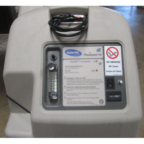 Invacare Platinum 10 Oxygen Concentrator with O2 Sensor - No Insurance Medical Supplies