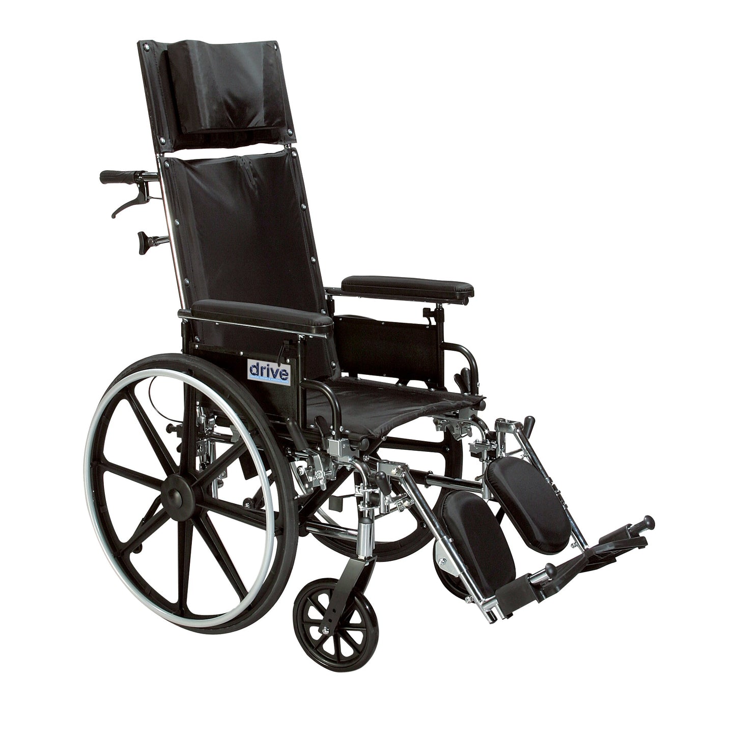 Viper Plus GT Full Reclining Wheelchair, Detachable Desk Arms, 20" Seat