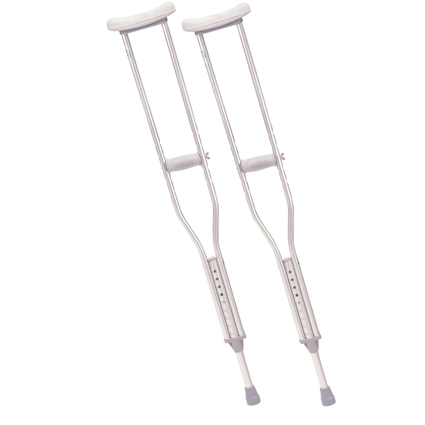 Walking Crutches with Underarm Pad and Handgrip, Adult, 1 Pair - No Insurance Medical Supplies