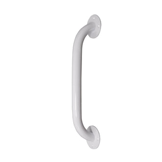 Powder Coated Grab Bar, White - No Insurance Medical Supplies