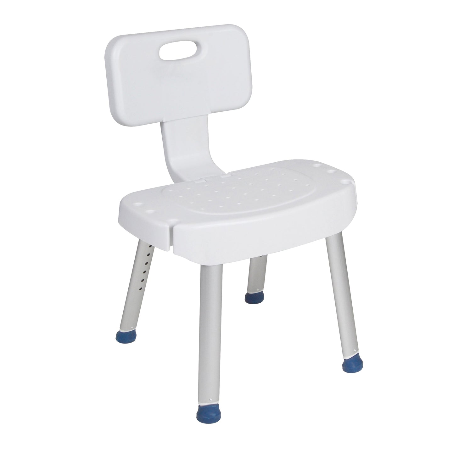 Bathroom Safety Shower Chair with Folding Back - No Insurance Medical Supplies