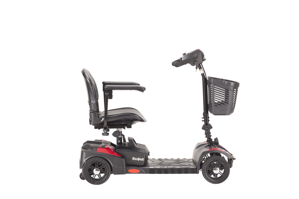 Spitfire Scout Compact Travel Power Scooter, 4 Wheel