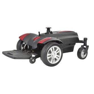 Titan Transportable Front Wheel Power Wheelchair, Full Back Captain's Seat, 16" x 16" - No Insurance Medical Supplies