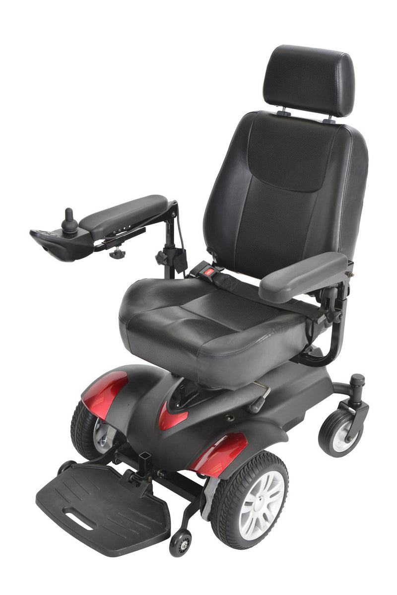 Titan Transportable Front Wheel Power Wheelchair, Vented Captain&