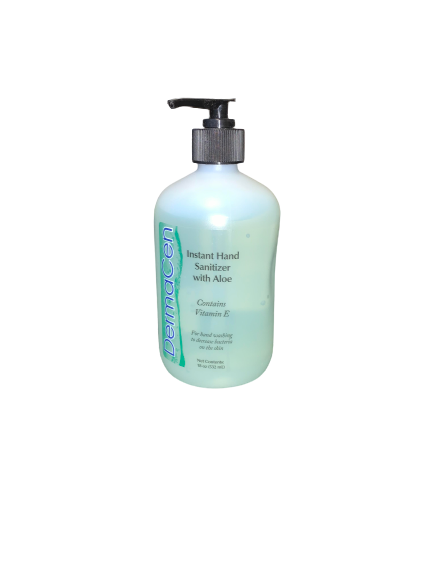 DermaCen Hand Sanitizer w/Aloe - 15 oz Ethyl Alcohol