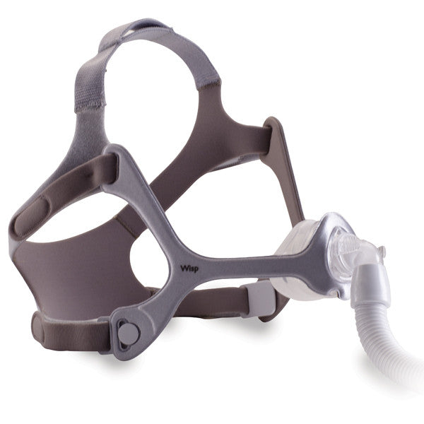 Respironics Wisp Minimal Contact Nasal Mask with Headgear (Fabric Frame) - No Insurance Medical Supplies